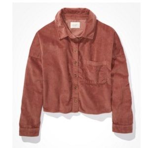 AE Crop Corduroy Jacket